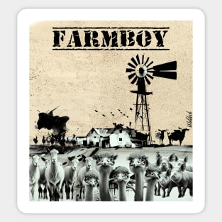 Farmboy Sticker